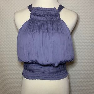 Purple Tie/Wrap Top
